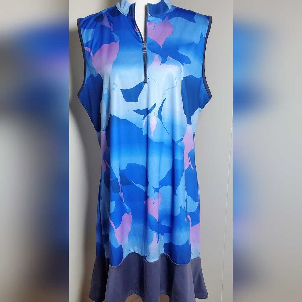 Callaway Golf XL NWT Blue Sea Star Opti Dry Athletic Dress‎ - Picture 14 of 14